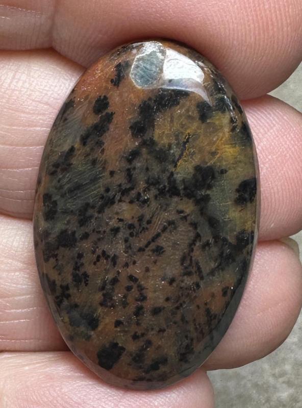 Oval 34x21mm Cheetah Jasper Cabochon 25