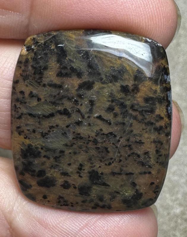 Rectangle 30x26mm Cheetah Jasper Cabochon 28