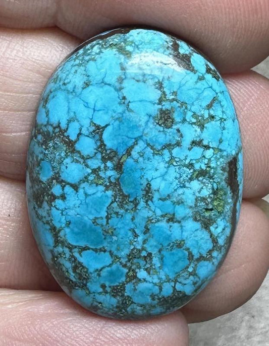 Oval 30x22mm Hubei Turquoise Cabochon 136
