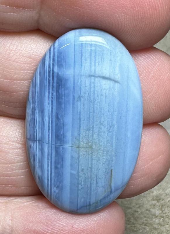Oval 33x20mm Owyhee Blue Opal Cabochon 30