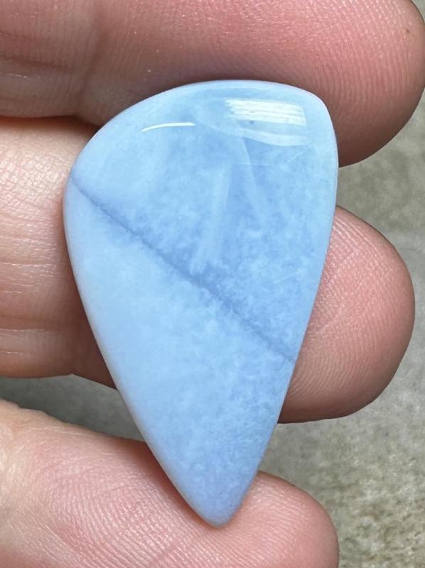 Freeform 30x18mm Owyhee Blue Opal Cabochon 31