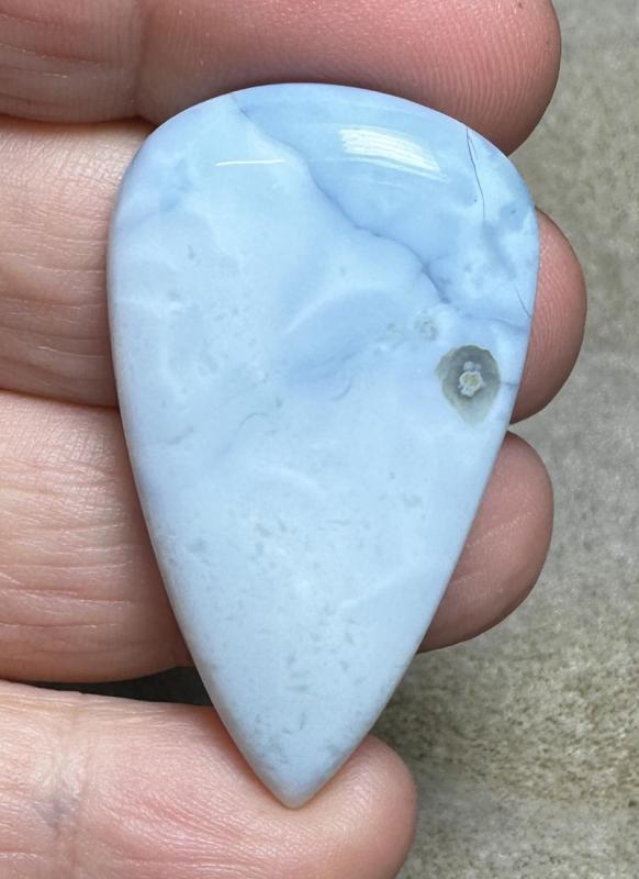 Teardrop 43x24mm Owyhee Blue Opal Cabochon 44
