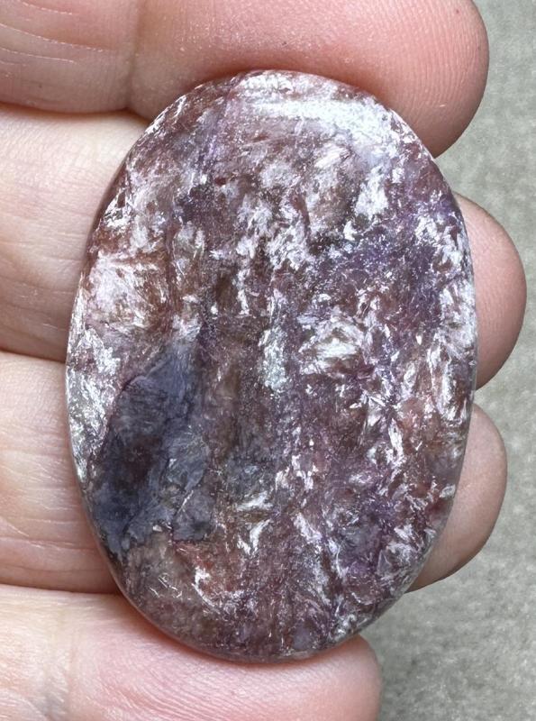 Oval 39x27mm Designer Charoite Cabochon 25