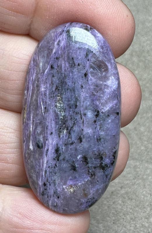 Oval 43x22mm Designer Charoite Cabochon 34