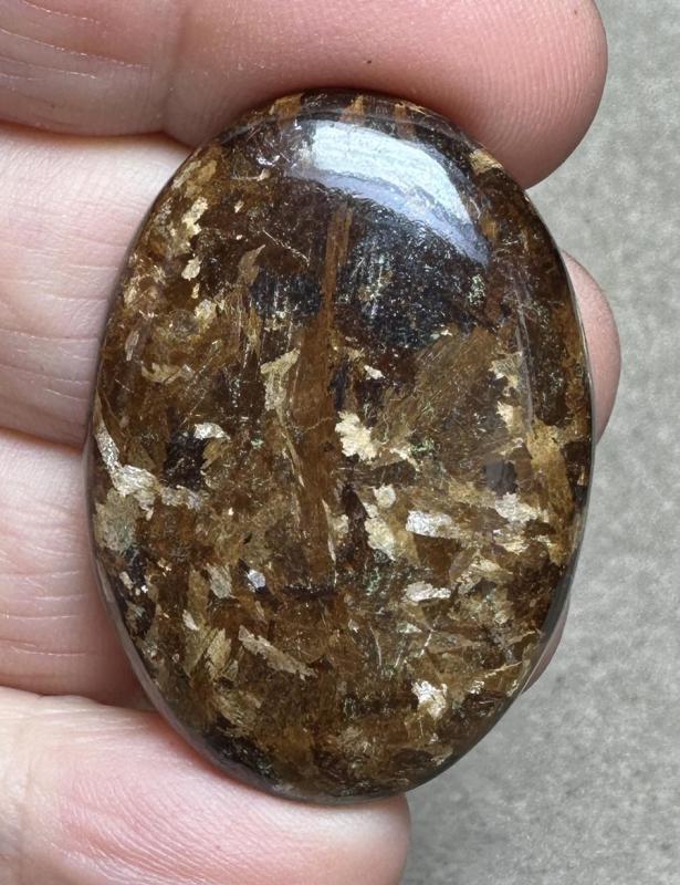 Oval 39x27mm Bronzite Cabochon 20