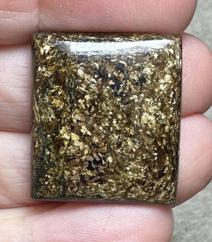 Rectangle 25x22mm Bronzite Cabochon 26