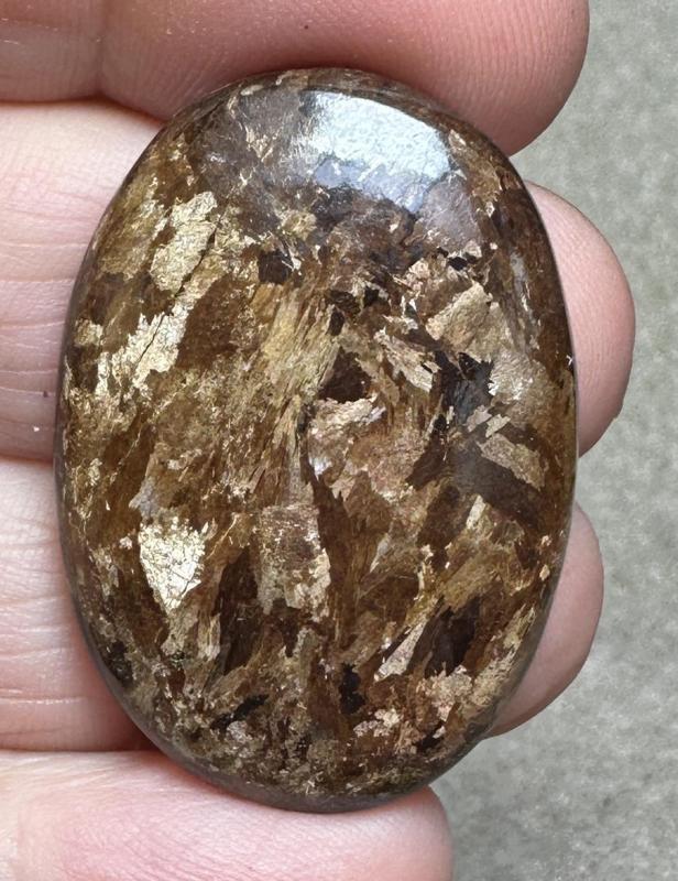 Oval 36x25mm Bronzite Cabochon 27