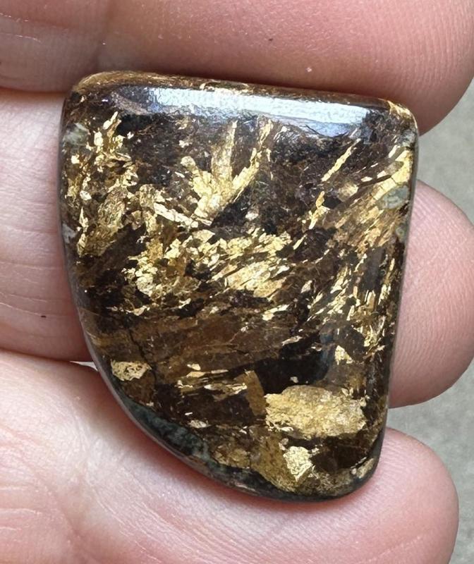 Freeform 30x25mm Bronzite Cabochon 29