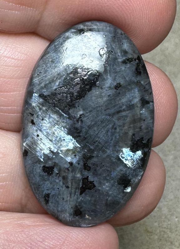 Oval 33x21mm Larvikite Cabochon 45