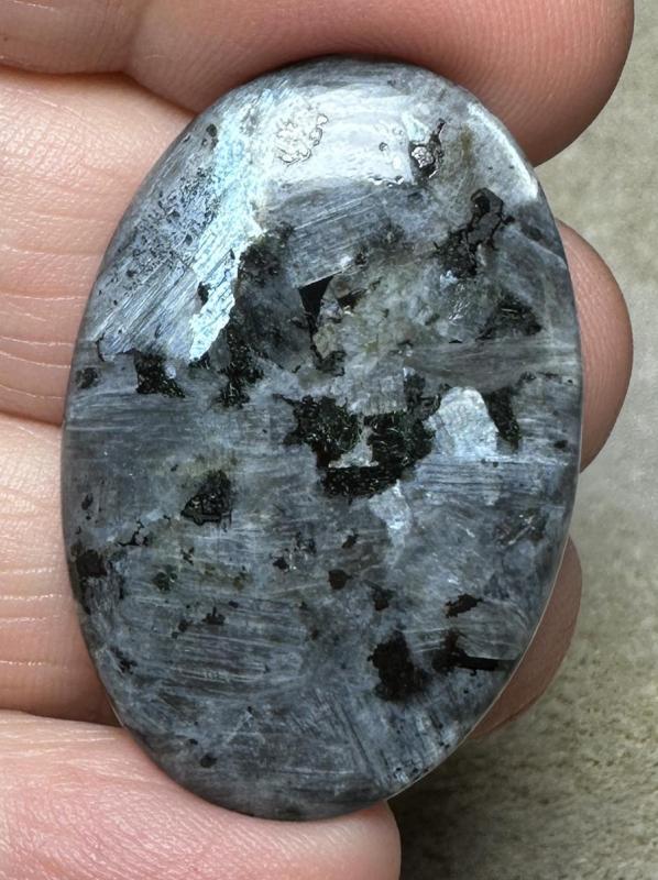 Oval 37x24mm Larvikite Cabochon 51