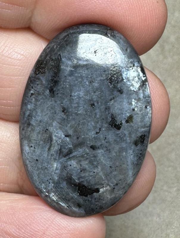 Oval 34x23mm Larvikite Cabochon 53
