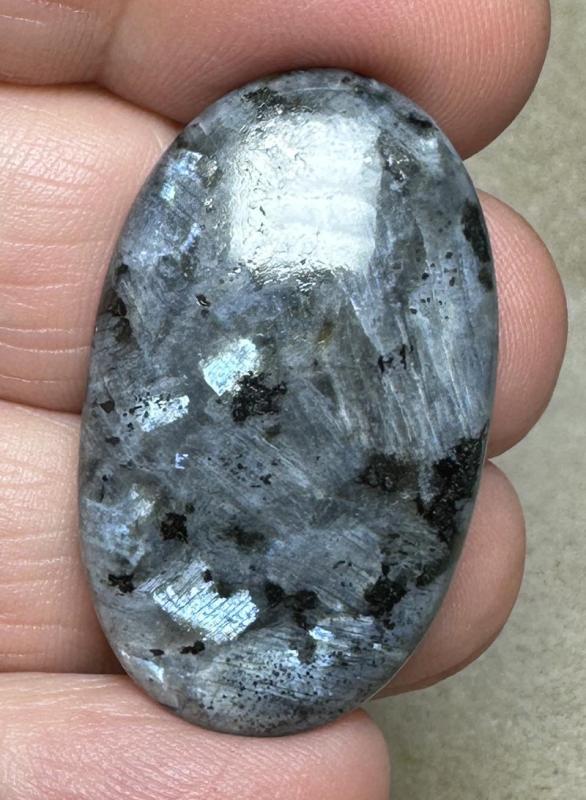 Oval 35x21mm Larvikite Cabochon 54