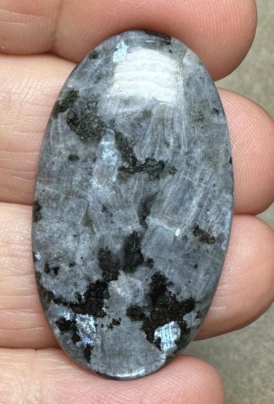Oval 39x22mm Larvikite Cabochon 57