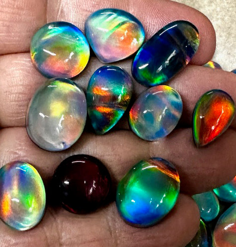 10x Mixed Aurora Opal Cabochon Pack