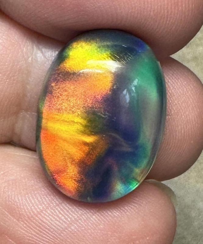 Oval 20x14mm Aurora Opal Cabochon 61