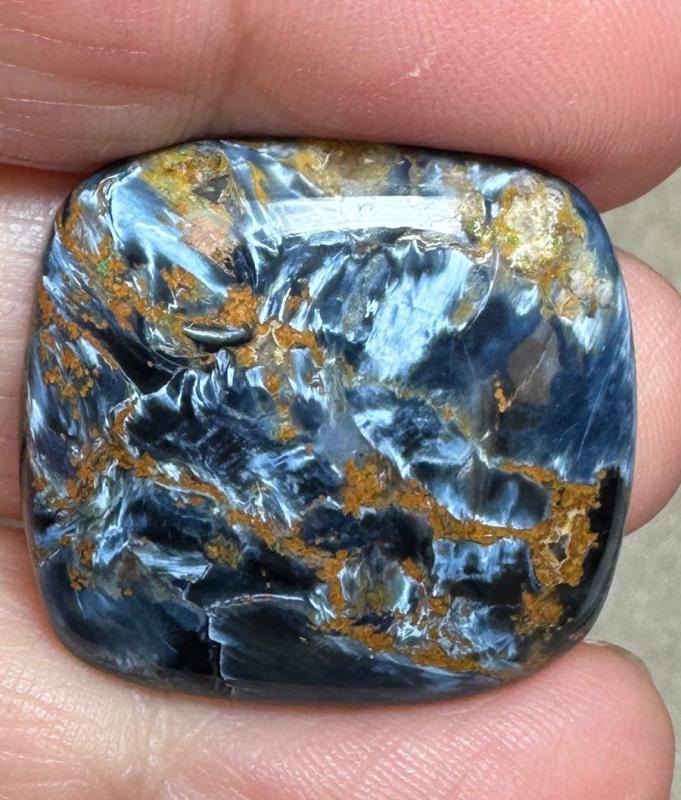 Rectangle 27x25mm Pietersite Cabochon 71