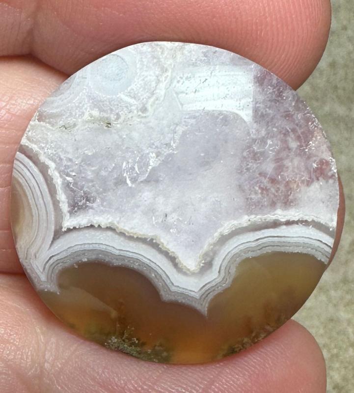 Round 25x25mm Ternate Agate Cabochon 05