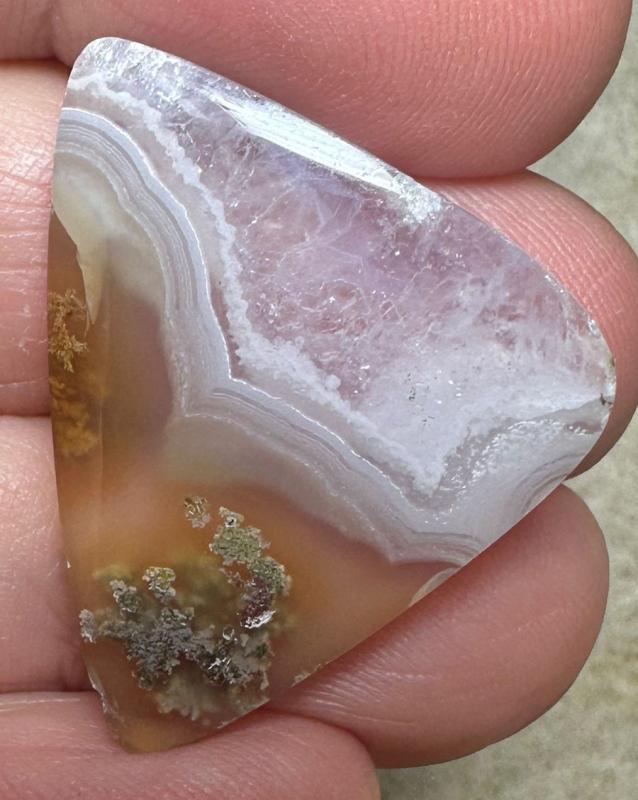 Freeform 30x22mm Ternate Agate Cabochon 12
