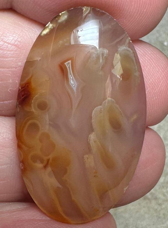 Oval 34x19mm Ternate Agate Cabochon 14