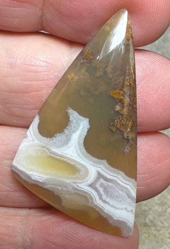 Freeform 41x23mm Ternate Agate Cabochon 18
