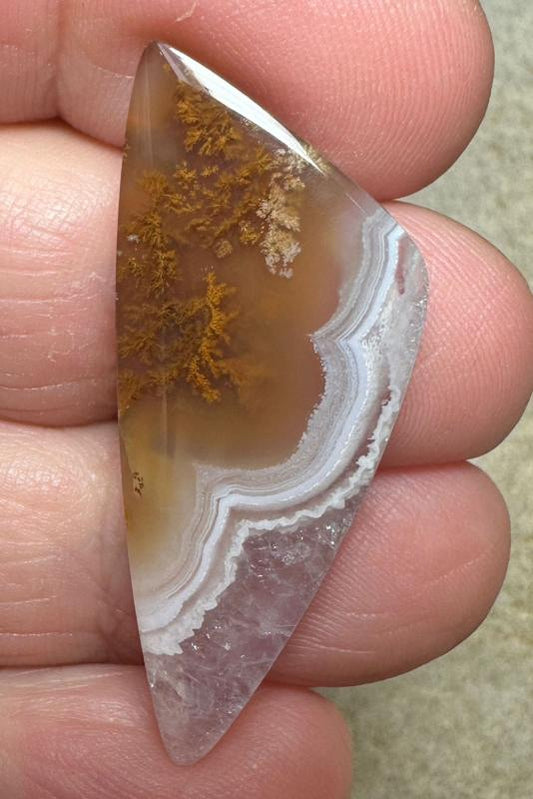 Freeform 40x16mm Ternate Agate Cabochon 22