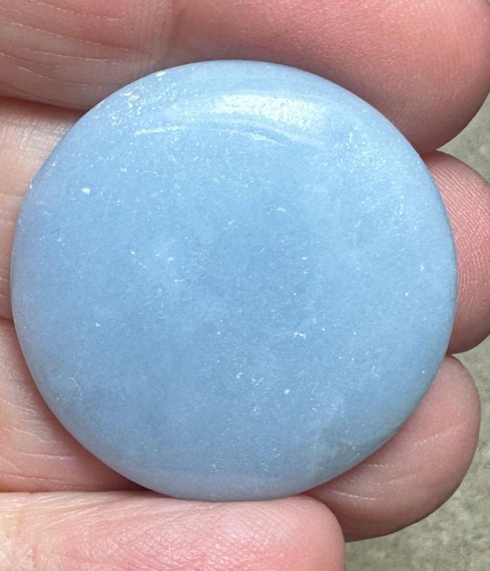 Round 30x30mm Angelite Cabochon 27