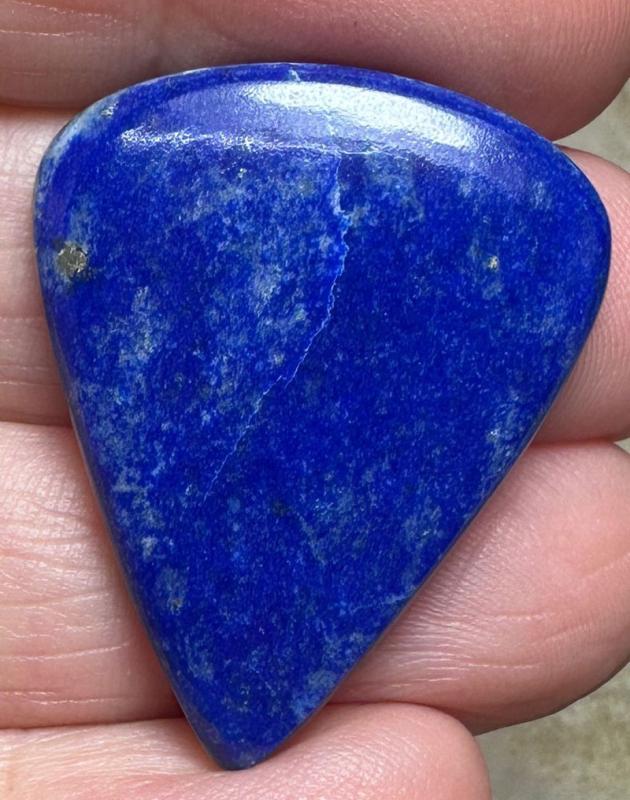 Teardrop 32x26mm Lapis Lazuli Cabochon 35