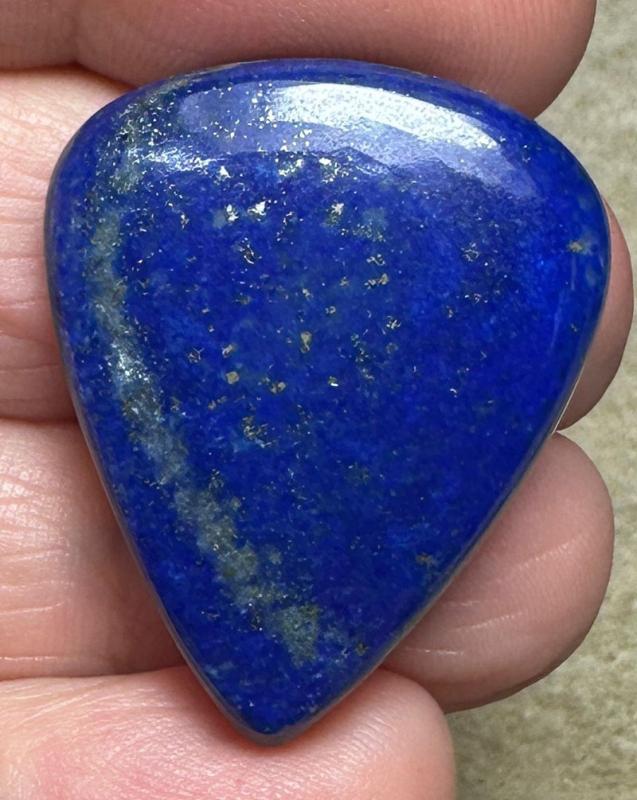 Teardrop 31x25mm Lapis Lazuli Cabochon 36