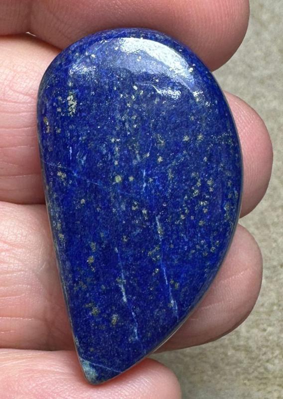 Freeform 38x22mm Lapis Lazuli Cabochon 37
