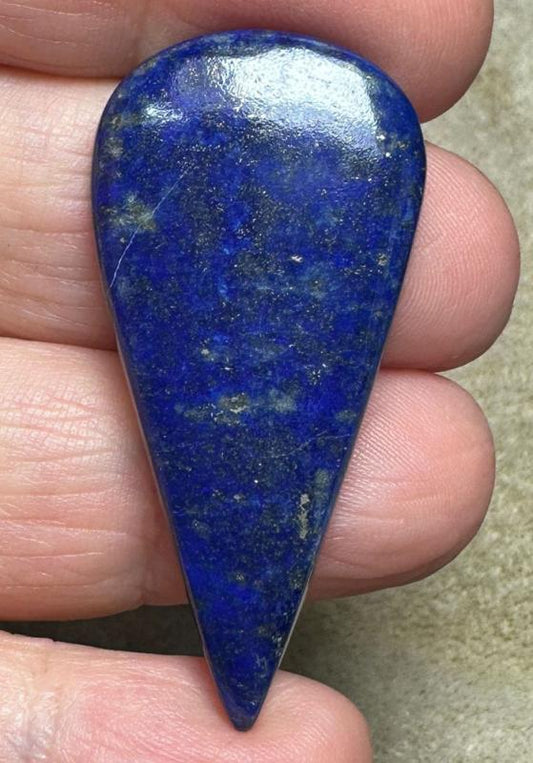 Teardrop 45x21mm Lapis Lazuli Cabochon 45