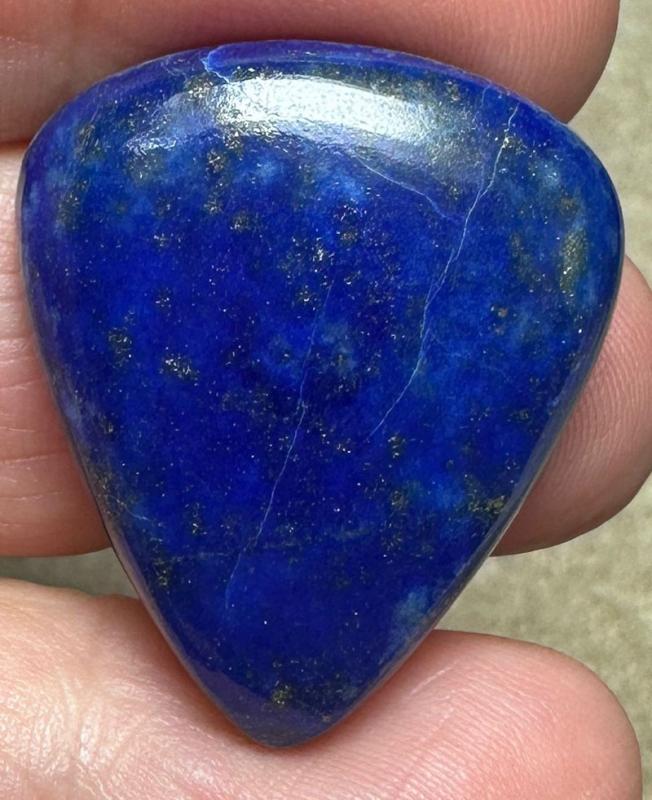 Teardrop 29x25mm Lapis Lazuli Cabochon 48