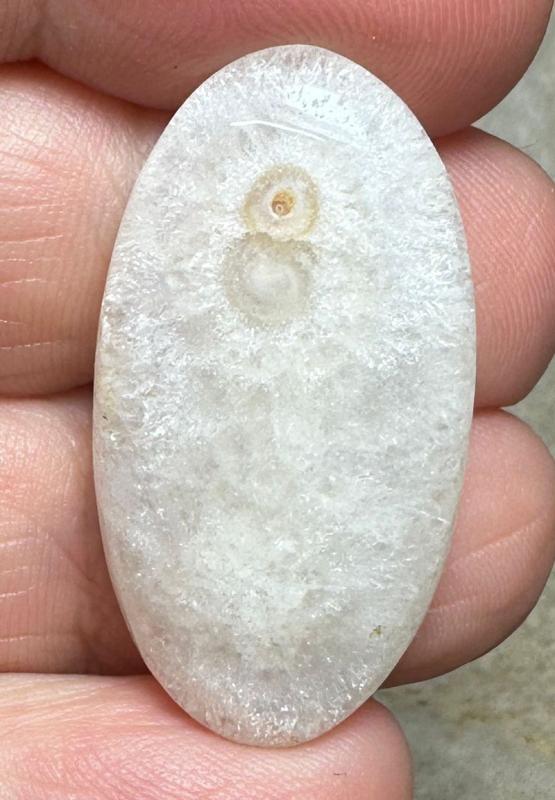 Oval 33x17mm Solar Moss Quartz Cabochon 29