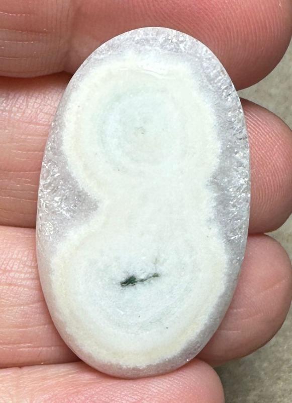 Oval 37x21mm Solar Moss Quartz Cabochon 37