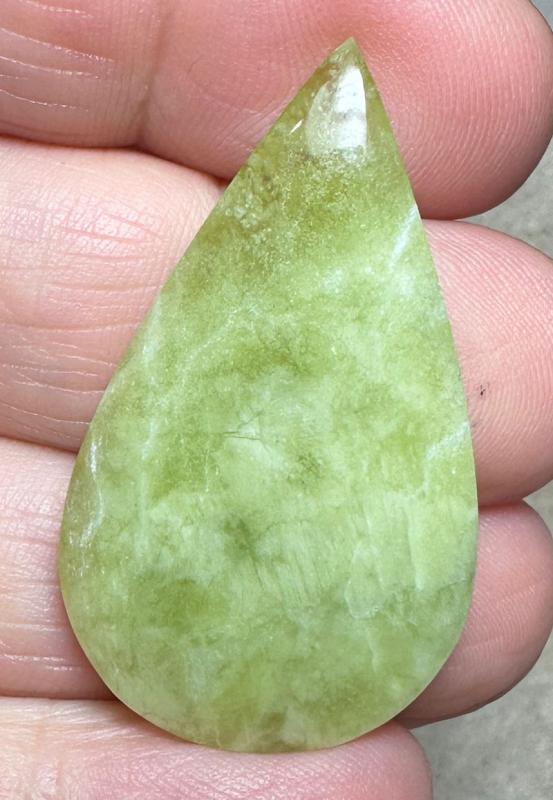 Teardrop 39x22mm Idocrase Cabochon 19