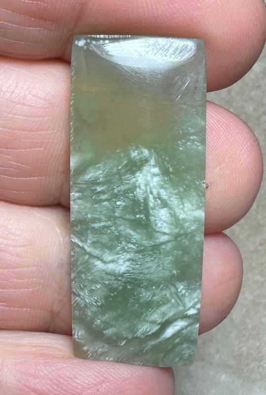 Rectangle 38x15mm Idocrase Cabochon 22
