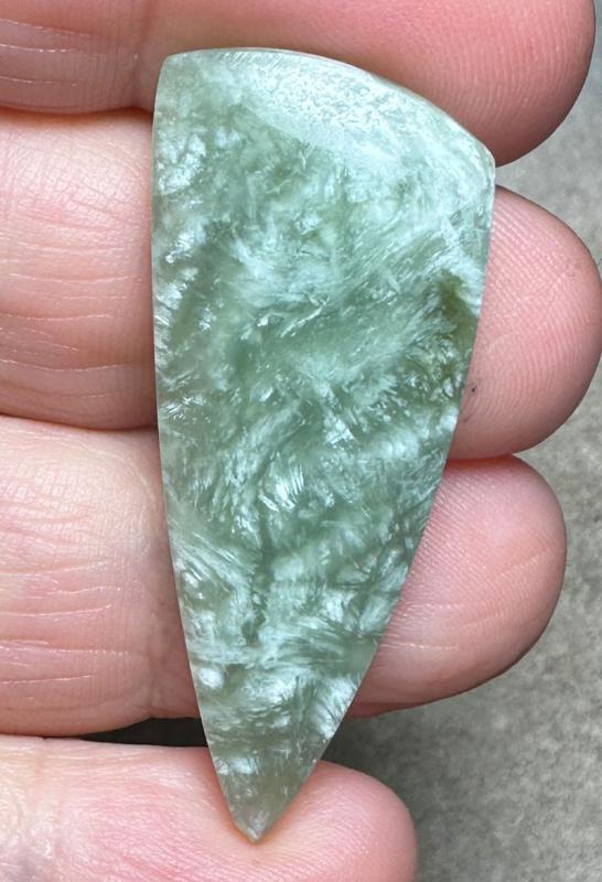 Freeform 43x17mm Idocrase Cabochon 26