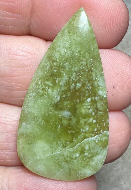 Teardrop 40x21mm Idocrase Cabochon 30