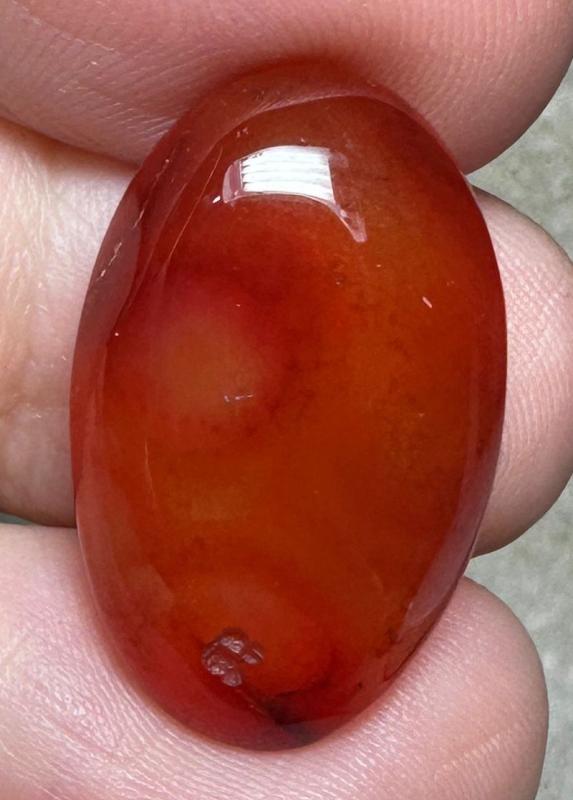 Oval 25x15mm Carnelian Cabochon 54