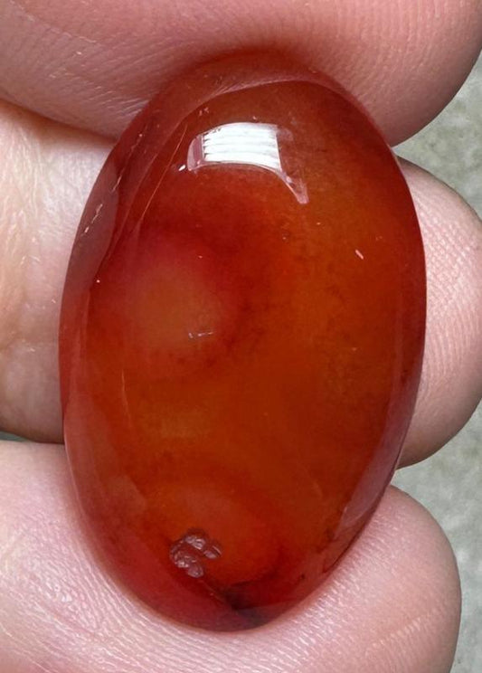 Oval 25x15mm Carnelian Cabochon 54