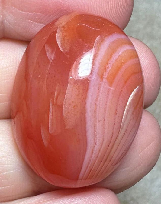 Oval 29x22mm Carnelian Cabochon 60