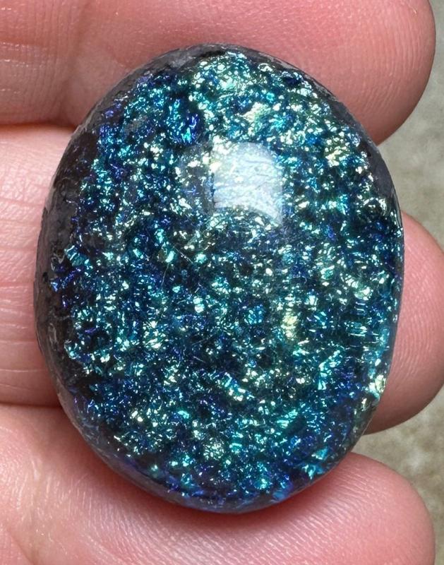 Oval 26x21mm Fairy Opal Cabochon 36