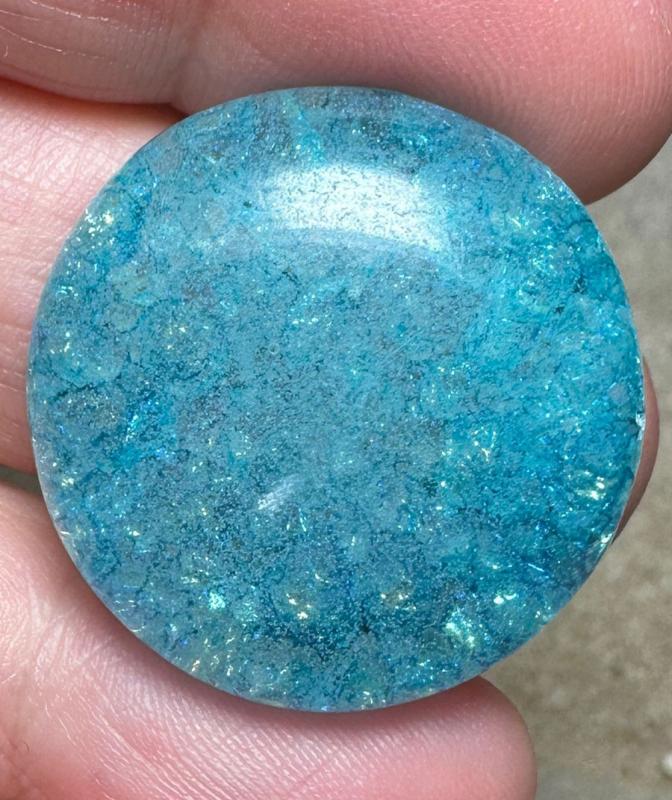 Round 28x28mm Fairy Opal Cabochon 43