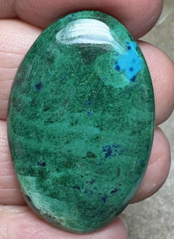 Oval 37x24mm Eilat Stone Cabochon 11