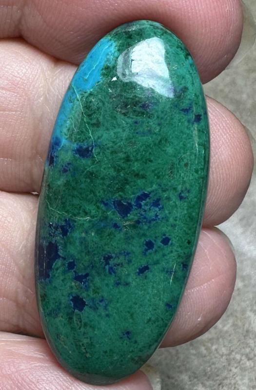 Oval 40x17mm Eilat Stone Cabochon 13
