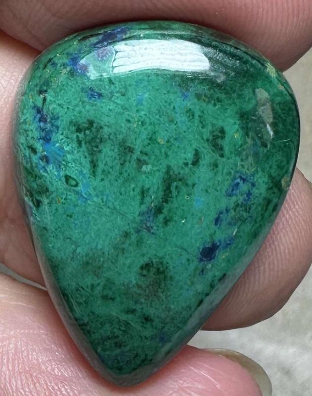 Teardrop 26x20mm Eilat Stone Cabochon 18