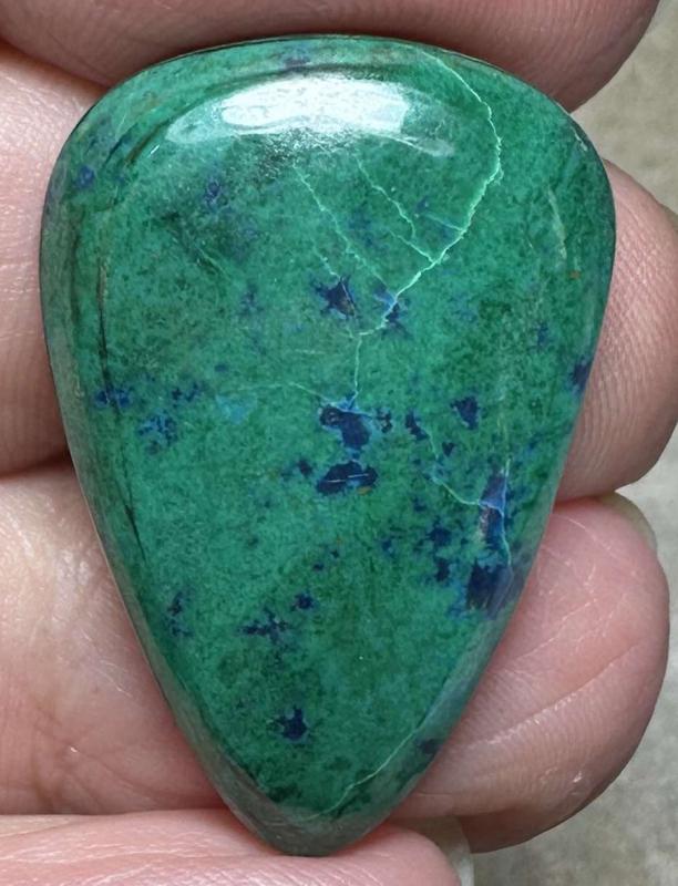 Teardrop 29x20mm Eilat Stone Cabochon 19