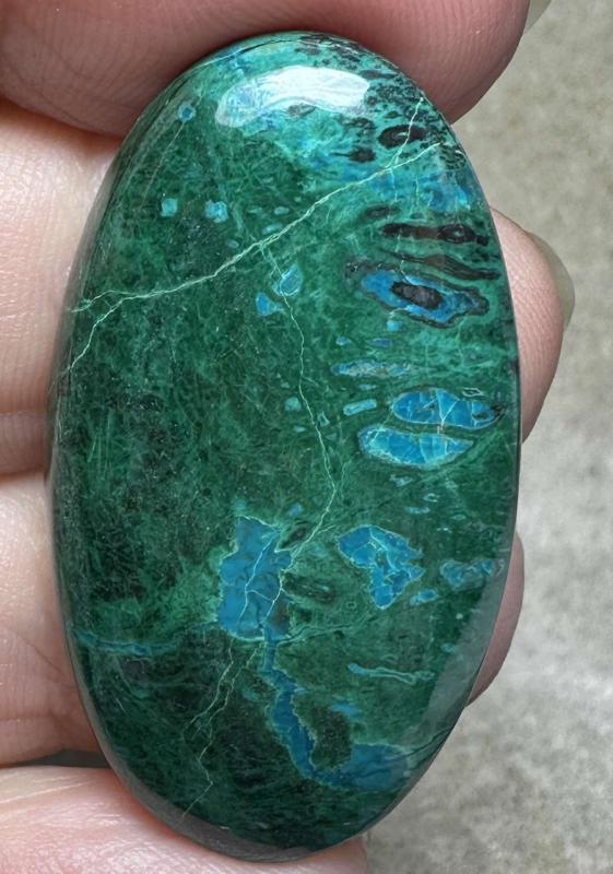 Oval 40x21mm Eilat Stone Cabochon 21