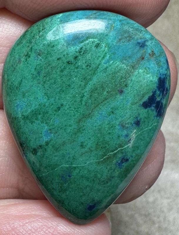 Teardrop 32x24mm Eilat Stone Cabochon 26