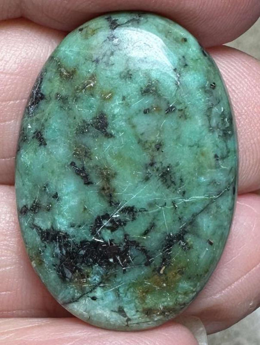 Oval 30x21mm African Turquoise Cabochon 57