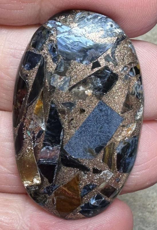 Oval 40x25mm Mohave Pietersite Cabochon 02